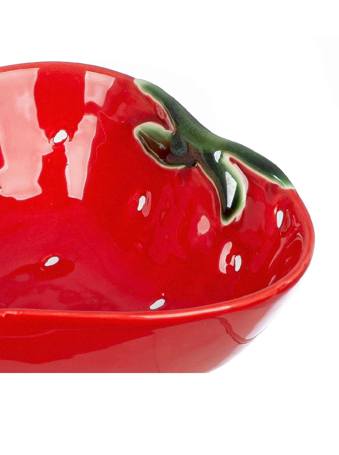 Schale Erdbeere aus Keramik, Erdbeerschale von Gilde