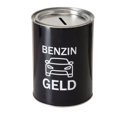 Spardose aus Metall "Energiespardose/Benzingeld" von Boltze - Geschenkidee Geld sparen