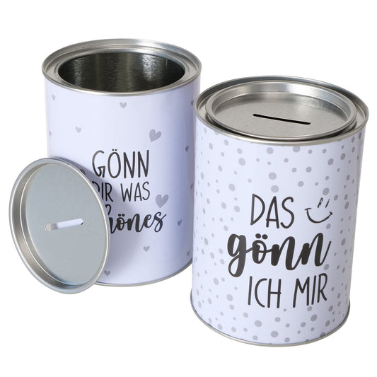 Spardose aus Metall "Gönnung" von Boltze - Geschenkidee Geld sparen