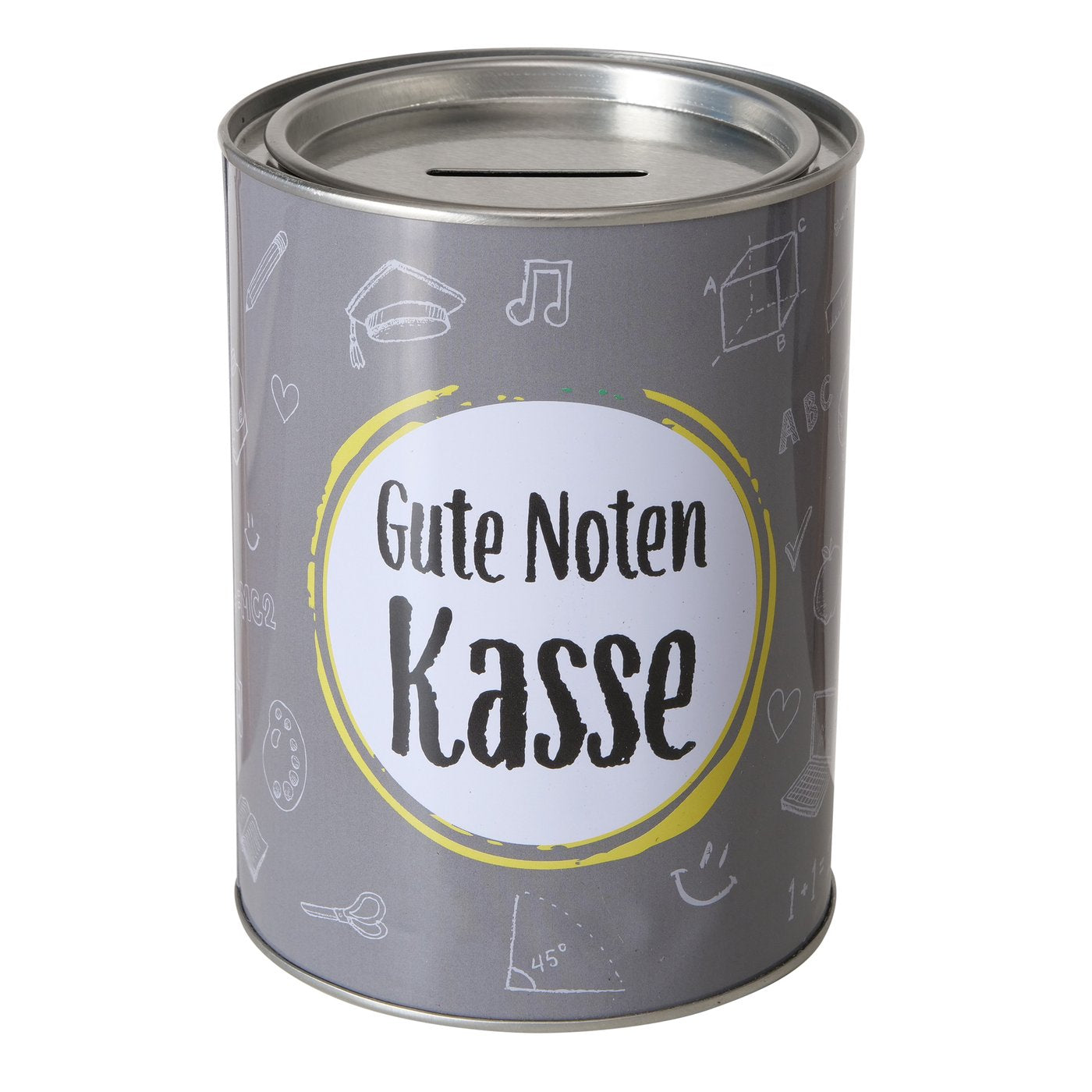 Spardose aus Metall "Gute Noten Kasse" von Boltze - Geschenkidee Geld sparen