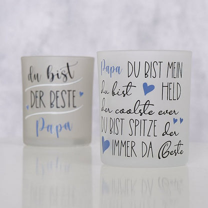 Kerzenglas für den Besten Papa Geschenkartikel von Boltze - Vatertag Geschenkidee