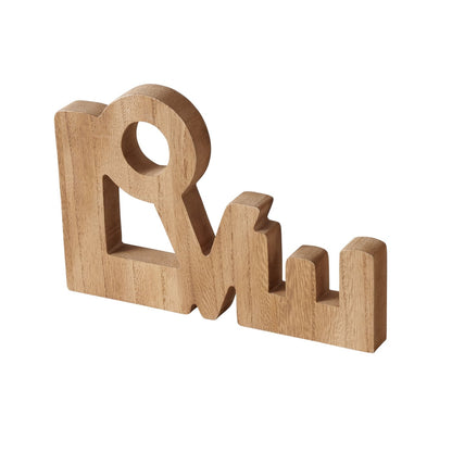 Dekoaufsteller/Schriftzug aus Holz "Love/Home" von Boltze
