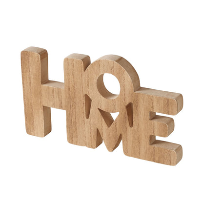 Dekoaufsteller/Schriftzug aus Holz "Love/Home" von Boltze