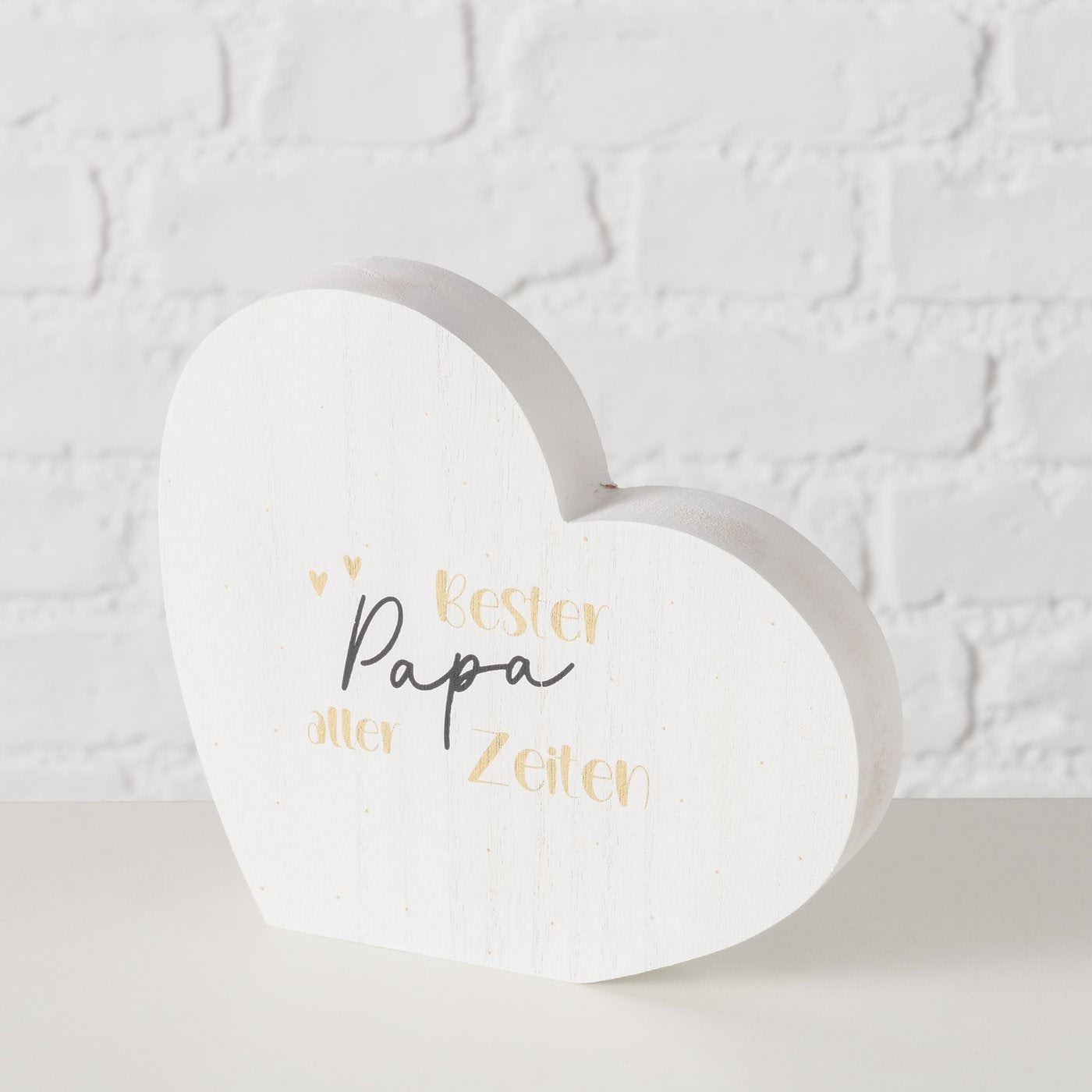 Herz aus Holz mit Spruch Mama/Papa als Geschenkidee von Boltze - Muttertag Vatertag ganz tolle Mama Bester Papa
