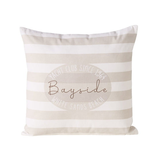 Kissen 45x45 cm beige "Bayside" von Boltze - Dekokissen maritim