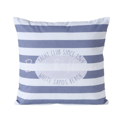 Kissen 45x45 cm blau "Beach House" von Boltze - Dekokissen maritim