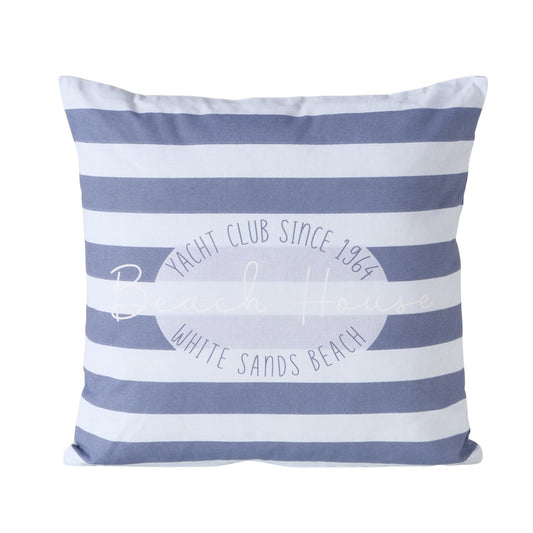 Kissen 45x45 cm blau "Beach House" von Boltze - Dekokissen maritim