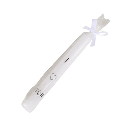 Taper candles to give away "Love" white/pink/rose by Boltze - Valentine's Day gift idea