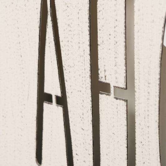 Dekosäule mit Pflanzschale aus Metall " Ahoi " weiß 73 cm von Boltze - Garten Hingucker Geschenkidee