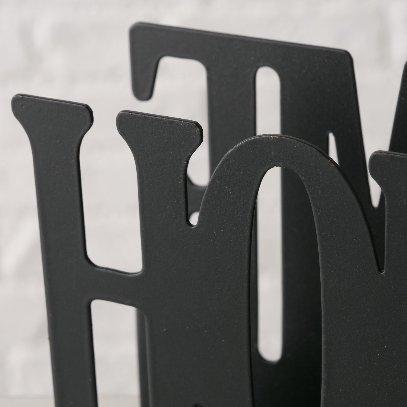 Serviettenhalter aus Metall "Home" von Boltze - Zuhause Deko