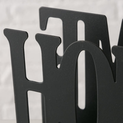 Serviettenhalter aus Metall "Home" von Boltze - Zuhause Deko