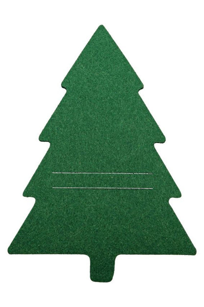Bestecktaschen Tannenbaum Grün aus Filz von Gilde – Weihnachts-Tischdeko