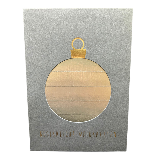 Weihnachtskarte Besinnliche Weihnachten von räder design