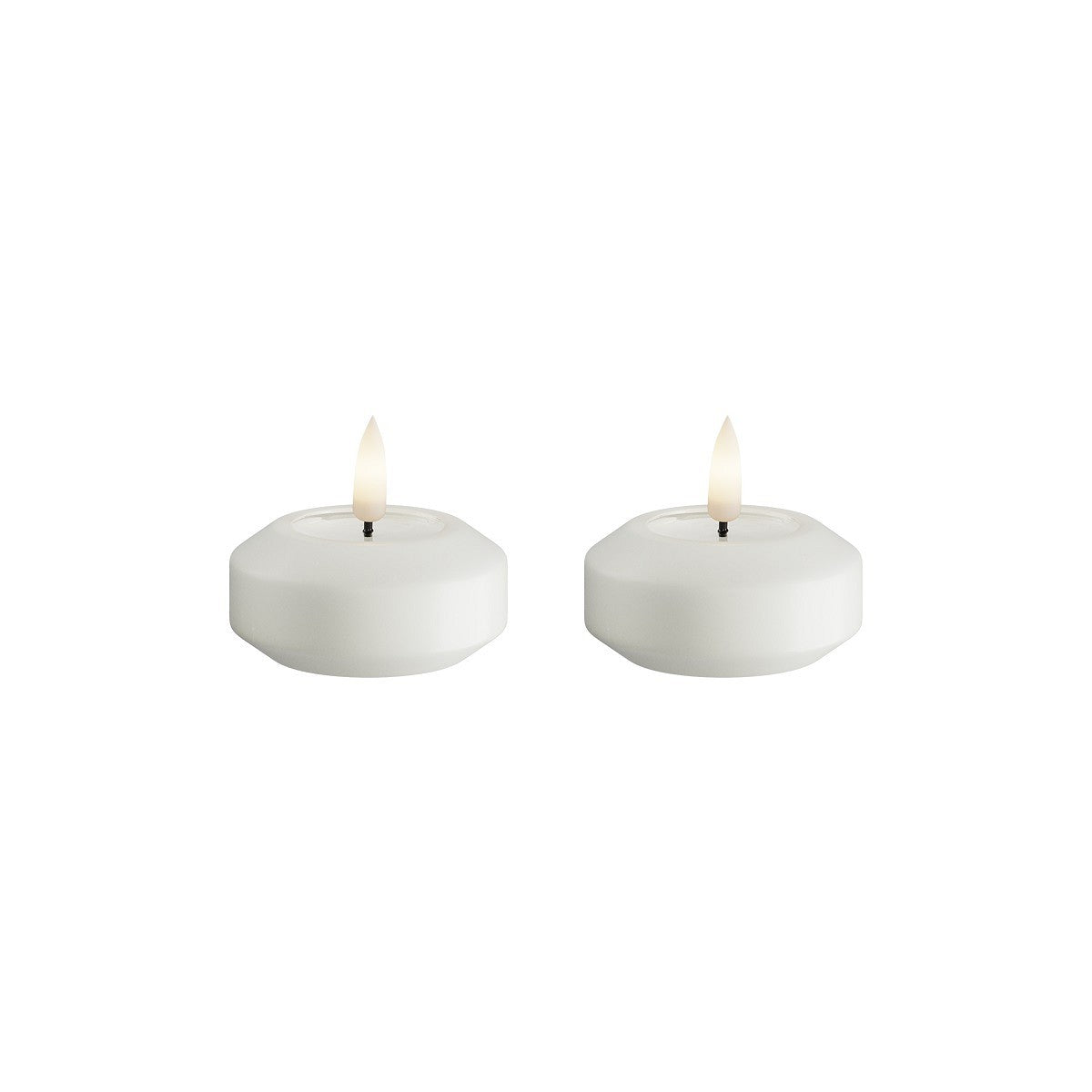 LED Schwimmkerze 2 Stück weiß von Deluxe / Unique Homeart Candle / Kerzen