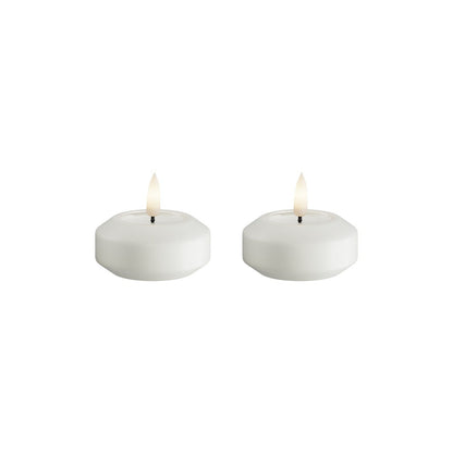 LED Schwimmkerze 2 Stück weiß von Deluxe / Unique Homeart Candle / Kerzen