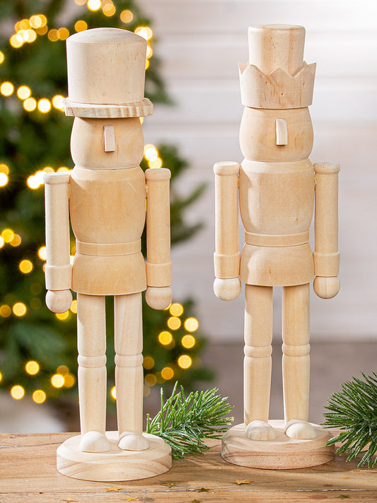 Nussknacker „Norbert“ von Gilde – Holzfigur in Naturfarben, 24 cm