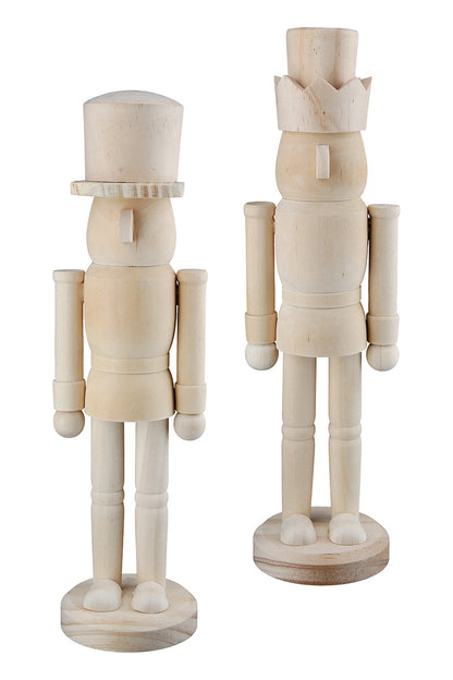 Nussknacker „Norbert“ von Gilde – Holzfigur in Naturfarben, 24 cm