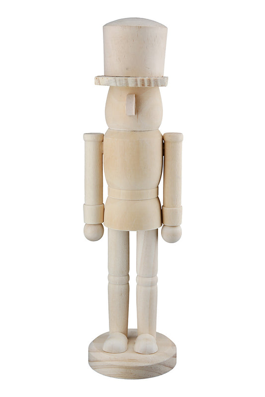 Nussknacker „Norbert“ von Gilde – Holzfigur in Naturfarben, 24 cm