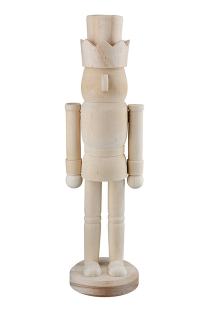 Nussknacker „Norbert“ von Gilde – Holzfigur in Naturfarben, 24 cm