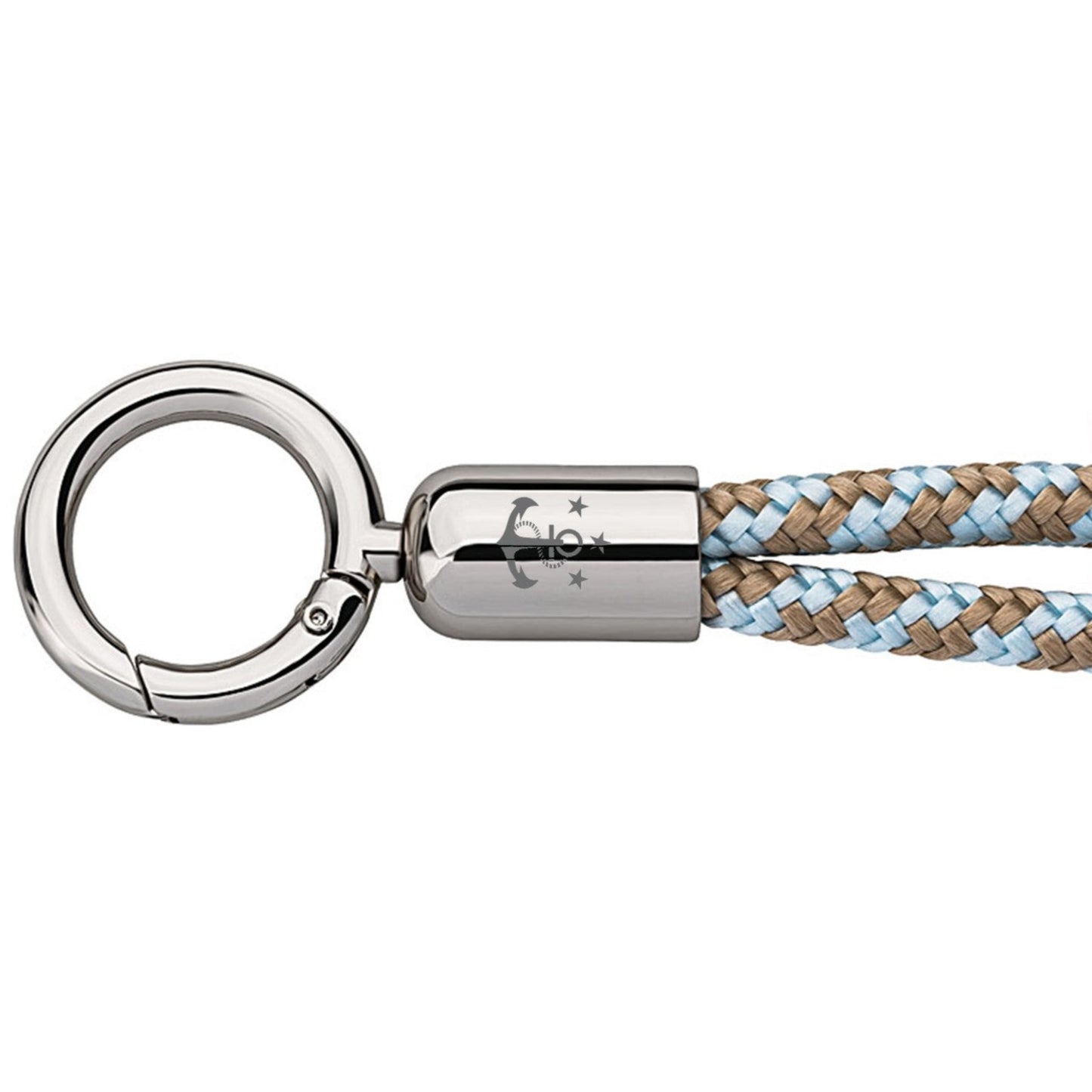Schlüsselband Skipper (Ø 6MM) S, Tampen BEIGE-HELLBLAU von 17;30 Hamburg