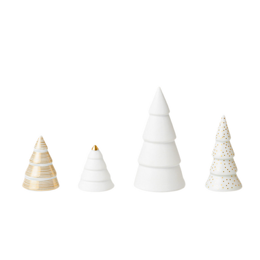 Tannen aus Porzellan 4er-Set von räder design - Weihnachten Weihnachtsdekoration