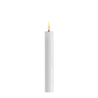 LED Stabkerzen 2 Stück 15 cm Weiß von Deluxe / Unique Homeart Candle / Kerzen