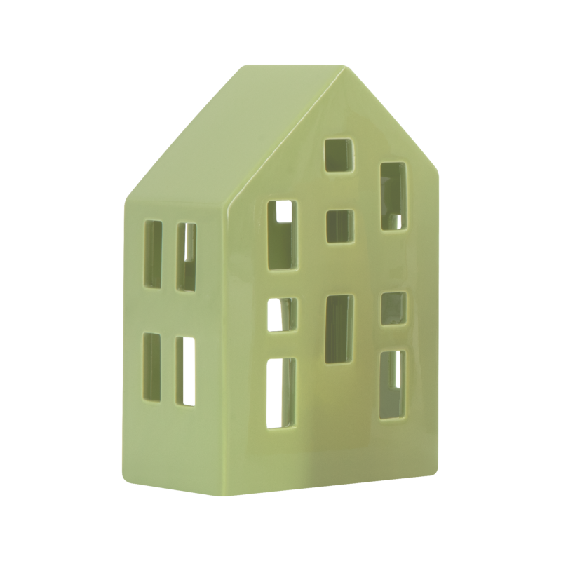 Teelichthaus Nyhavn lime von Remember