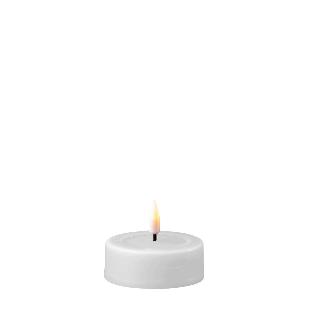 LED Jumbo Teelichter 2 Stück Weiß von Deluxe / Unique Homeart Candle / Kerzen