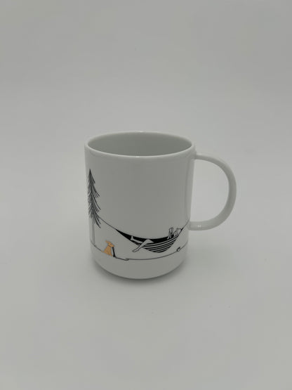 Hobby Geschenktasse Camping - Freizeittasse für Campingfreunde Neuheit von räder design D.8cm H.10cm