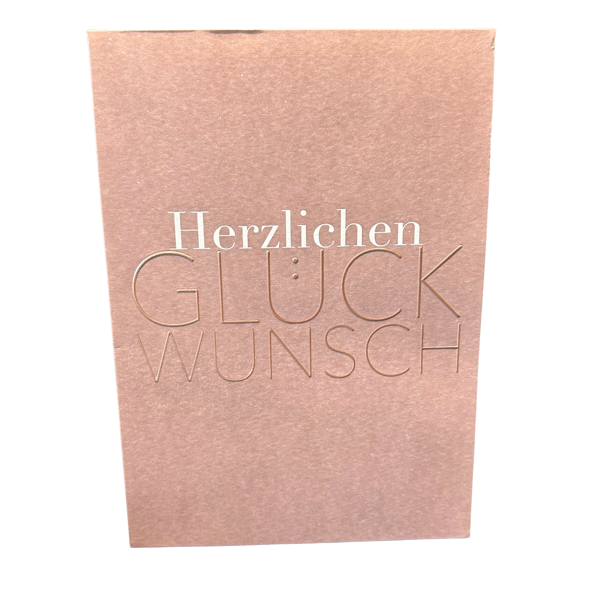 Karte „Herzlichen Glückwunsch“ mit Umschlag von räder design