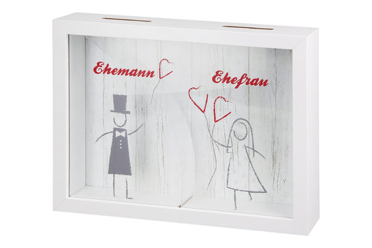 Spardose rechteckig " Hochzeitspaar " von Gilde - Hochzeit Geschenk Geschenkidee