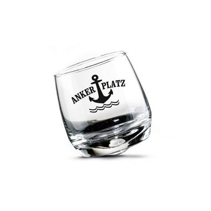 Wackelglas Ankerplatz im 2er-Set im Geschenkkarton von Gilde