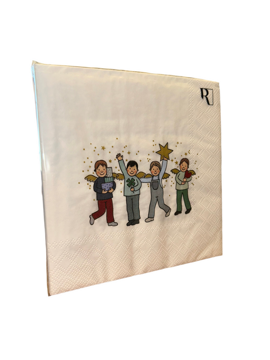 Servietten 33x33 cm " Himmlische Brüder " von räder design - Weihnachten Weihnachtsdekoration