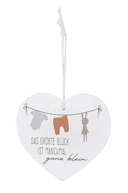 Geschenkanhänger Hallo Baby von Gilde - Geburt Geschenk Wünsche Anhänger