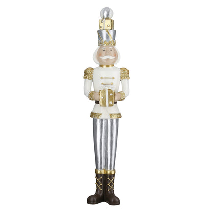 Nussknacker Figuren „Otto“ von Gilde – Weihnachtsdeko aus Kunstharz 34 cm 3er Set