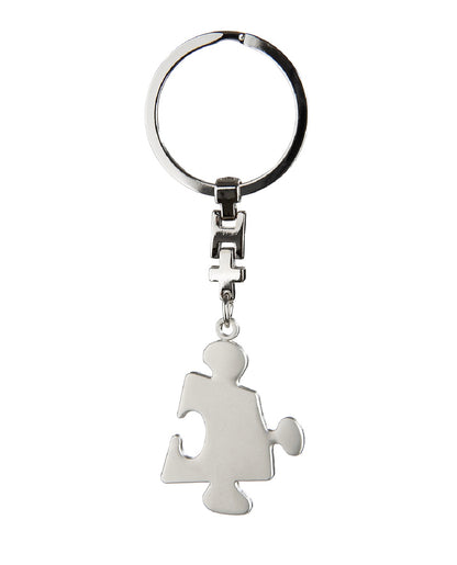 Schlüsselanhänger Puzzleteile aus Metall von Gilde - Geschenkidee Liebe Freundschaft