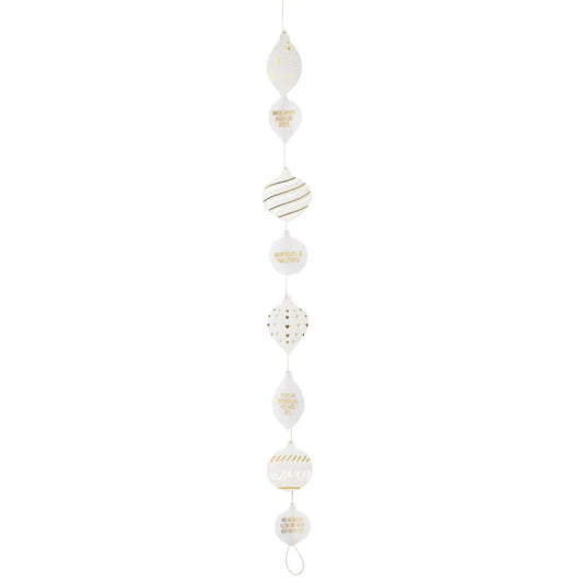 Girlande aus Papier 118cm "Christbaumkugeln" von räder design - Weihnachten Weihnachtsdekoration