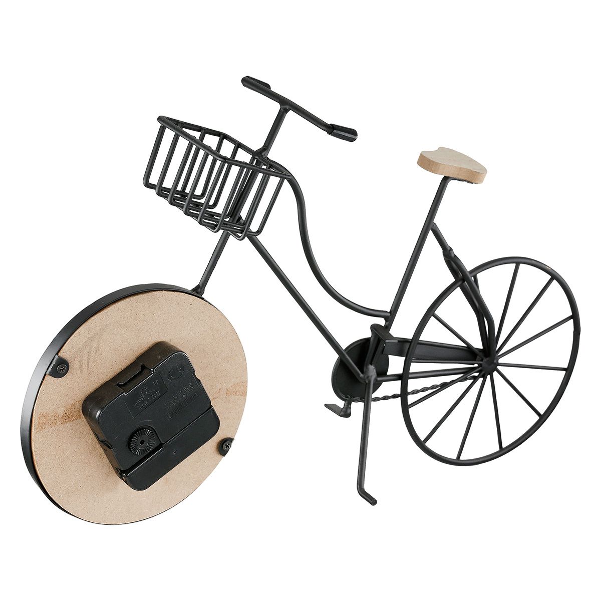 Standuhr Fahrrad aus Metall von Gilde - Geschenkidee Fahrradfahrer Geschenk