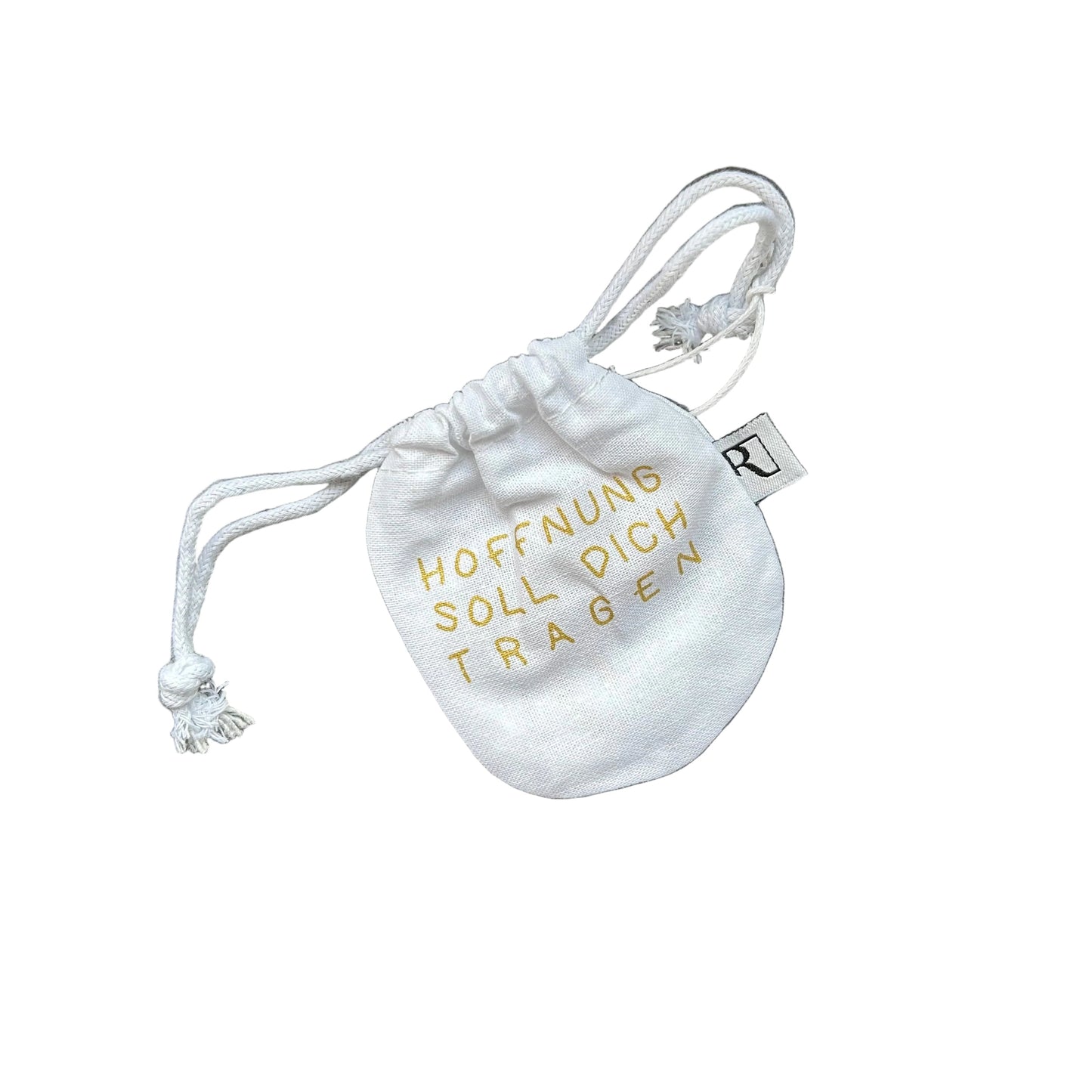 Kleine Glaubensfreude Regenbobogen Hoffnung im kleinen Säckchen Neuheit 2026 von räder design Glücksbringer 6,3x3x0,3cm