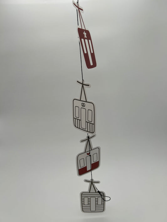 Girlande Gondelfahrt Neuheit von räder design hingucker Wintersport 100cm lang