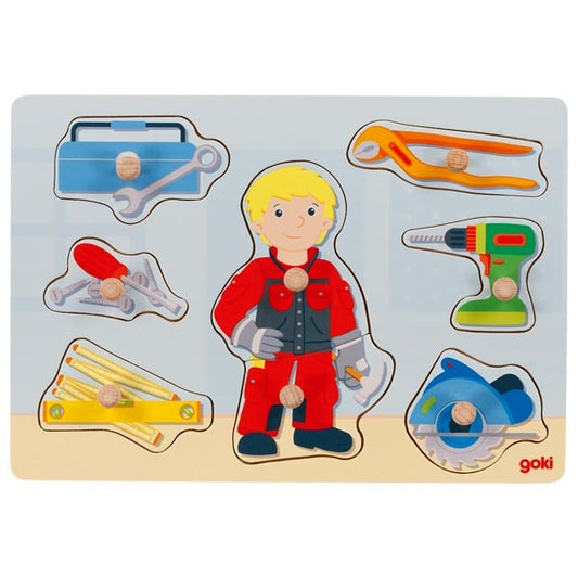 Steckpuzzle Handwerker von goki