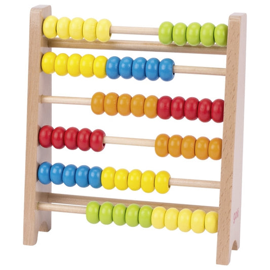 Rechenrahmen Rechenschieber von goki aus Holz Holzspielzeug für Kinder