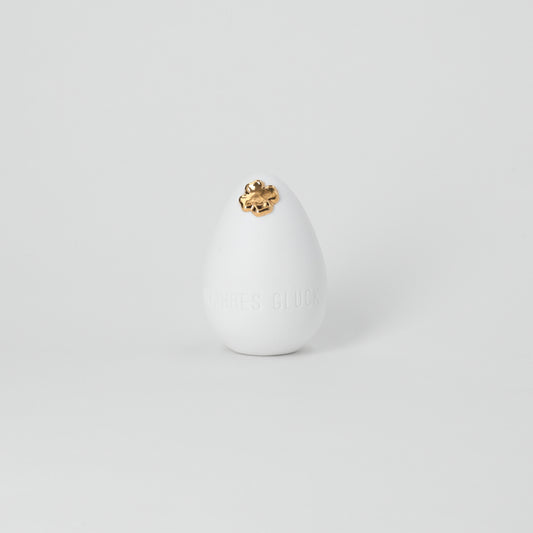 Porzellanei Wahres Glück aus Porzellan perfektes kleines Geschenk zu Ostern und Glücksbringer von räder design H.8cm D.5,7cm