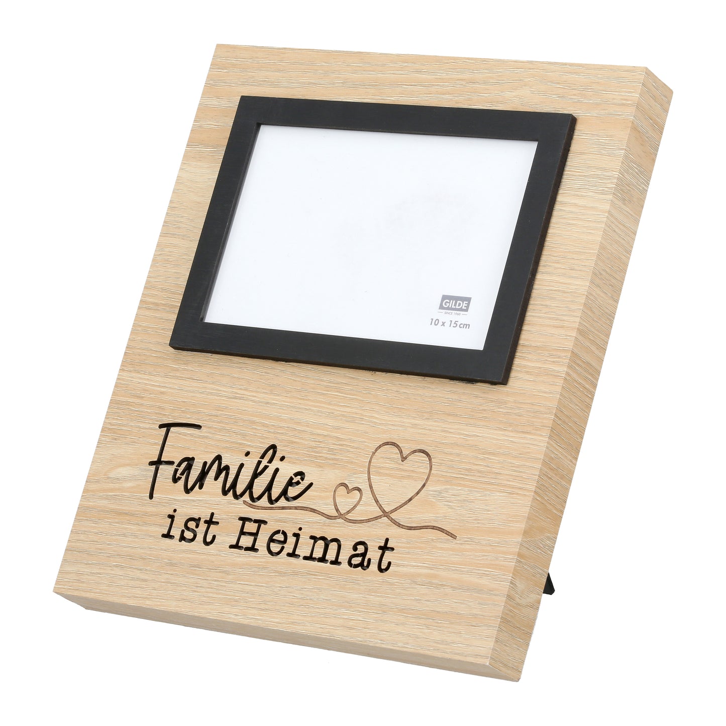 Fotorahmen 10 x 15 Familie mit LED - mit Spruch von Gilde - Familienerinnerungen