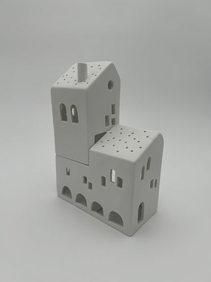 Stapelhaus der tanzenden Fenster räder design Häuser Neuheit 2026 15,3x7,6x22,5cm