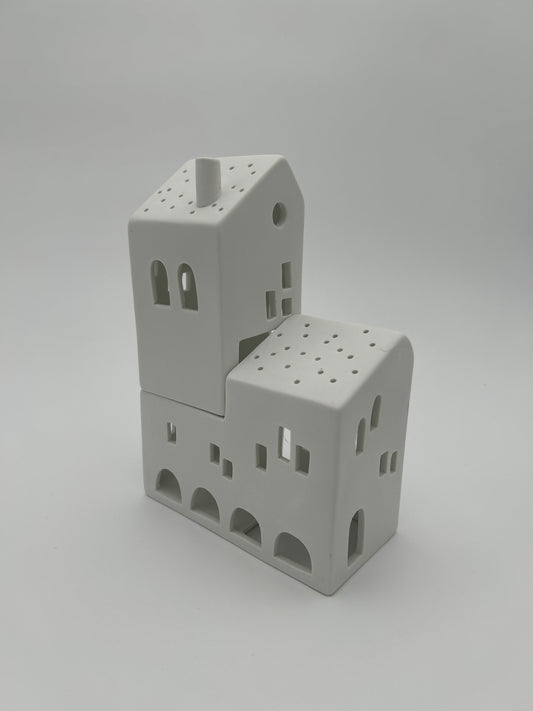 Stapelhaus der tanzenden Fenster räder design Häuser Neuheit 2026 15,3x7,6x22,5cm