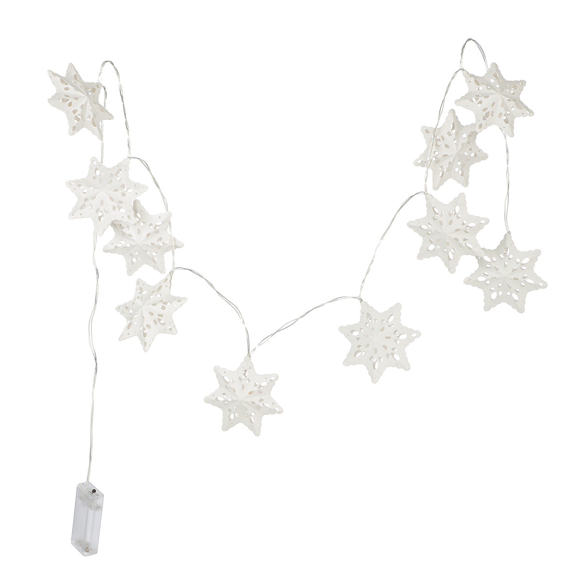Lichterkette „Star Cut“ von Gilde – LED Stern Lichterkette 150 cm