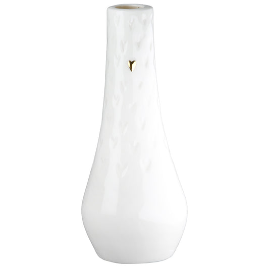 Vase aus Porzellan "Lot´s of love" von Gilde Herz Vase Goldenes Herz