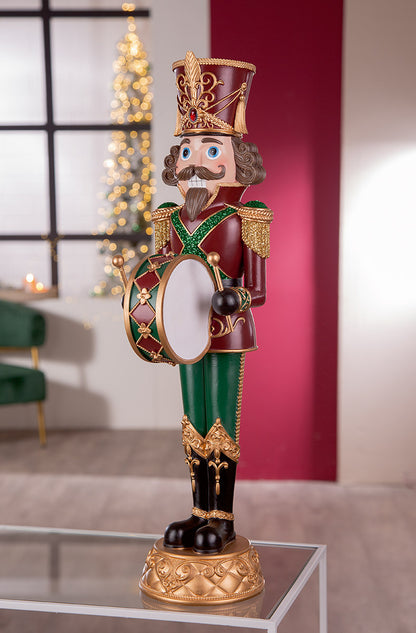 Nussknacker „Monarch“ von Gilde – Kunstharz Weihnachtsfigur 60 cm