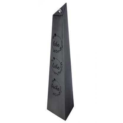 Dekoobjekt Aufsteller Lebe, Liebe, Lache aus Metall von Gilde - Hingucker Ständer Deko Geschenk